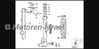 O-ring for sliding tube R80/100GS + PD